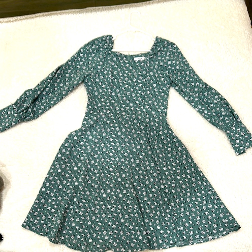 Green Floral Dress